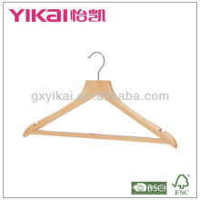 17'' Wooden Suit Hanger With Trousers Bar